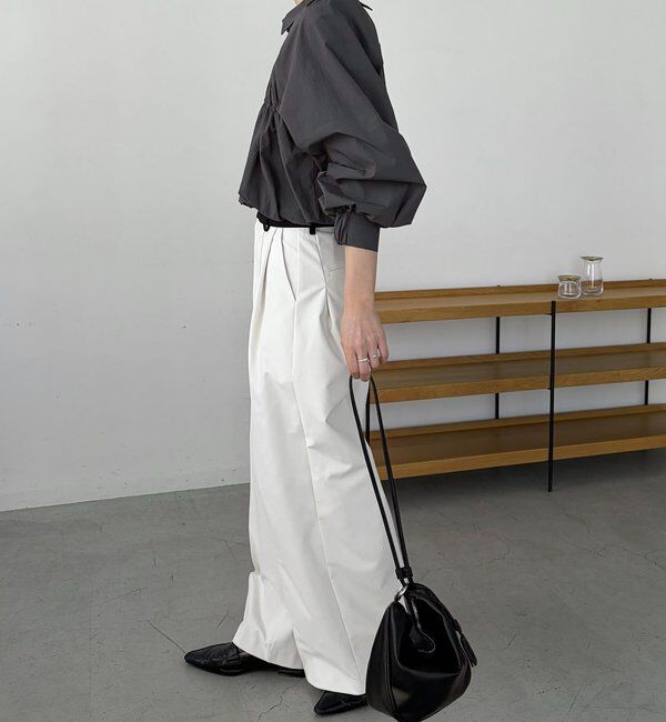  「バルーンクロップシャツ」|シャツ・ブラウス|