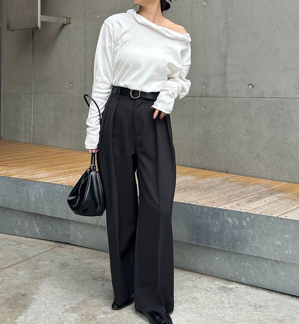  「バルーンネックロンT」|Tシャツ・カットソー|