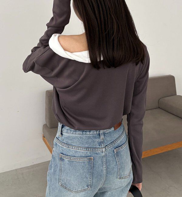  「バルーンネックロンT」|Tシャツ・カットソー|