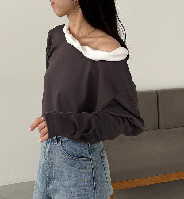  「バルーンネックロンT」|Tシャツ・カットソー|