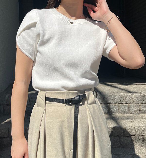  「チューリップスリーブニット」|ニット・セーター|