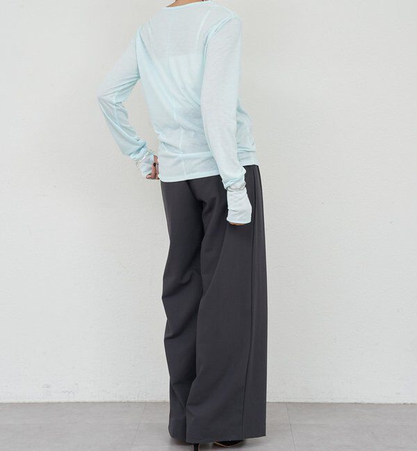  「シアーロングスリーブTEE」|Tシャツ・カットソー|