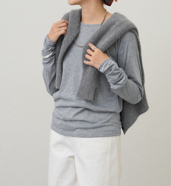  「シアーロングスリーブTEE」|Tシャツ・カットソー|