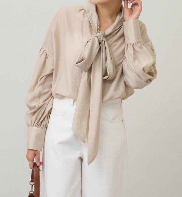  「ボウタイブラウス」|シャツ・ブラウス|