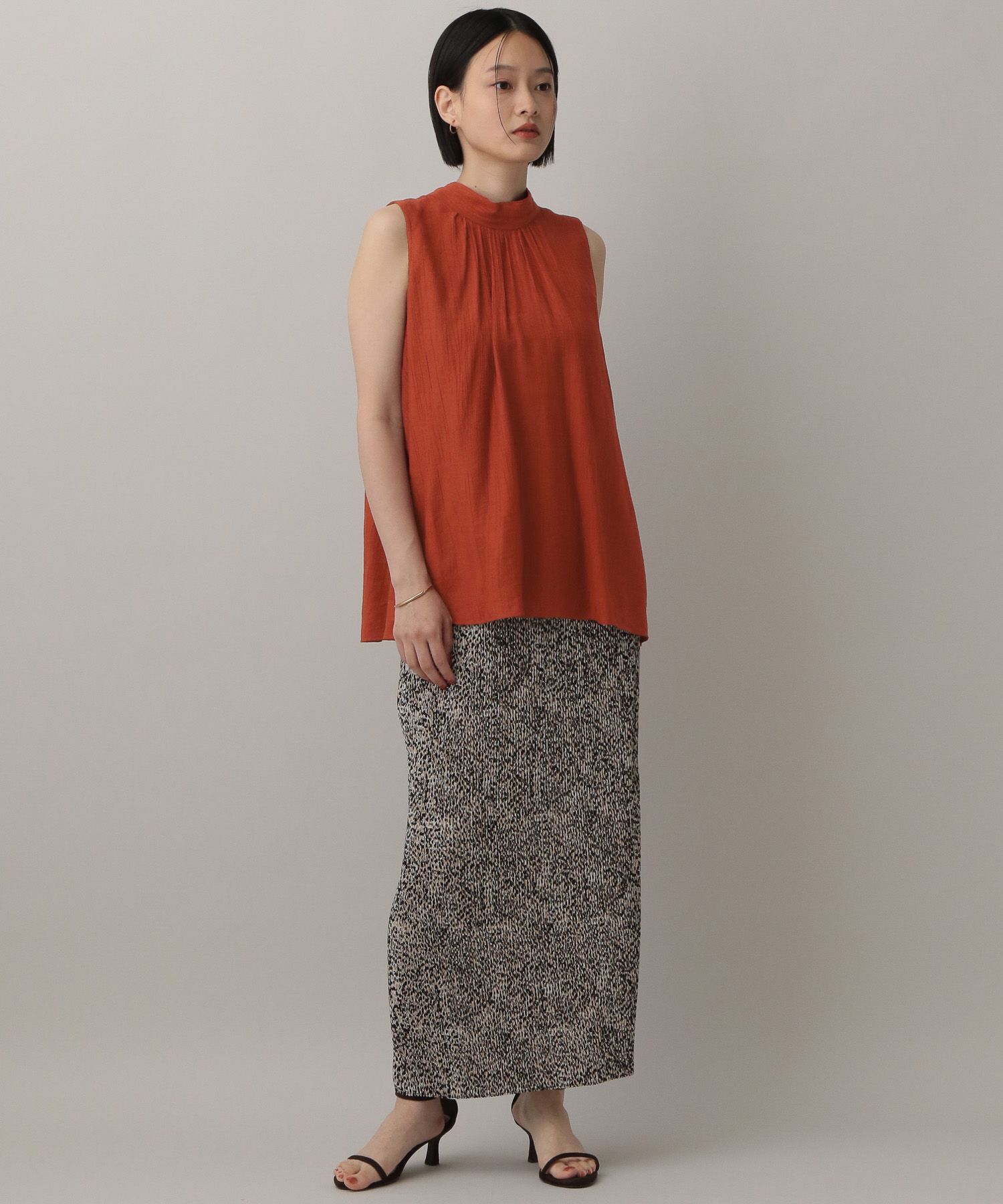 A part by 「ボウタイブラウスノースリーブ」|シャツ・ブラウス|