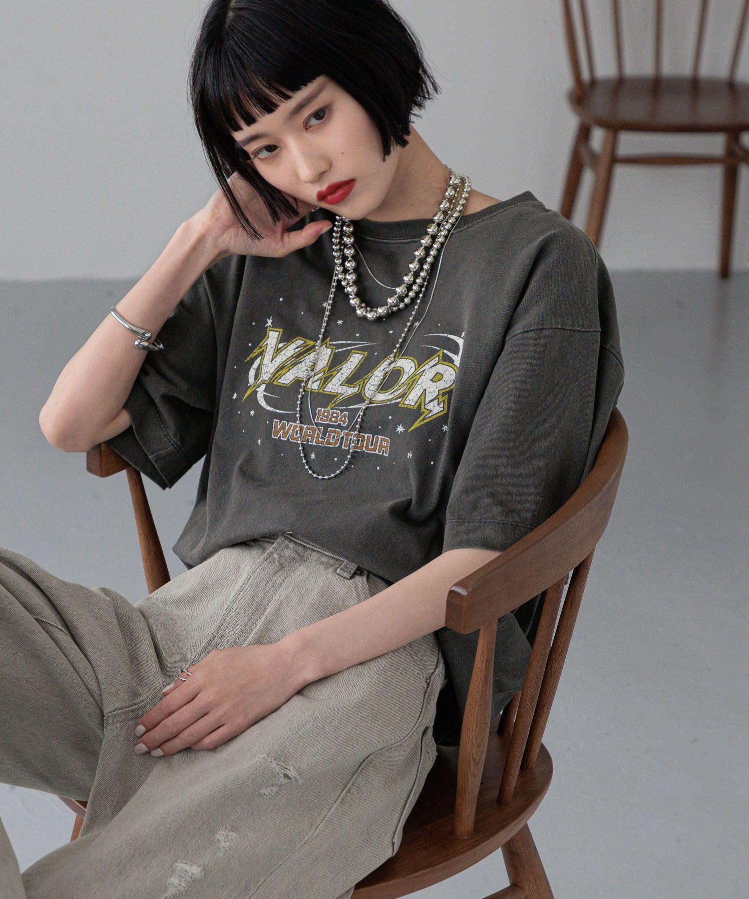 LOWRYS FARM「ＵＳＥＤバンＴＳＳ」|Tシャツ・カットソー|ﾁｬｺﾛｺﾞ