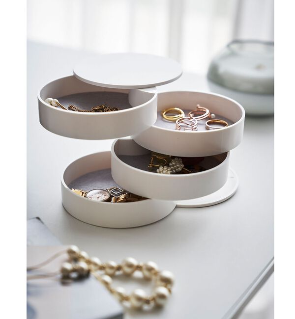 collex「【tower】 アクセサリートレー4段 回転式」|その他|