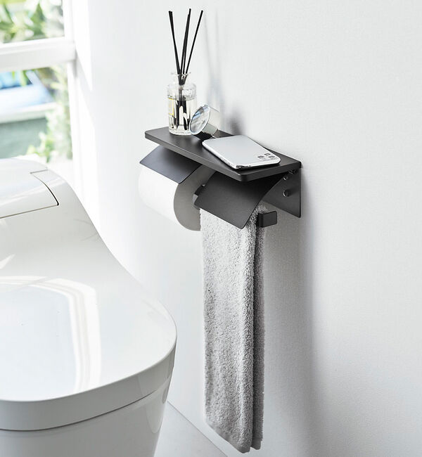 collex「【tower/タワー】ウォールトイレットペーパーホルダー ダブル 石こうボード壁」|その他|