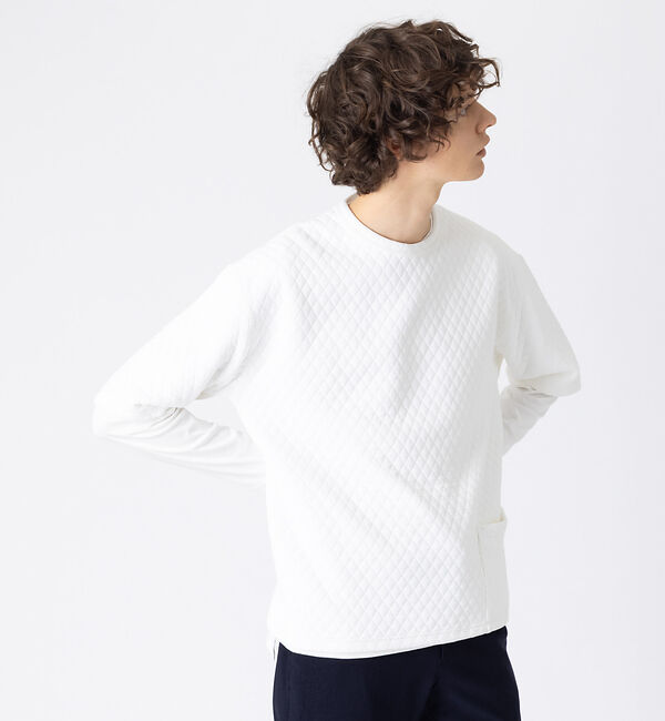 ABAHOUSE「キルティング ジャカード Tシャツ」|Tシャツ・カットソー|