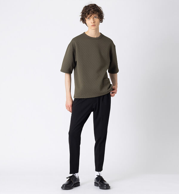 ABAHOUSE「キルティング ジャカード Tシャツ」|Tシャツ・カットソー|