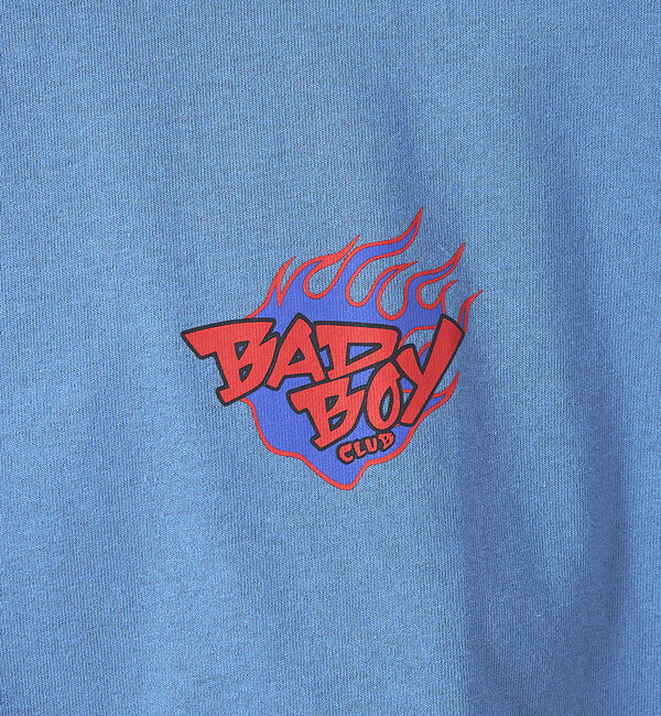ABAHOUSE「【BADBOY / バッドボーイ】BADBOYCLUB ファイヤーパターン ロゴ」|Tシャツ・カットソー|