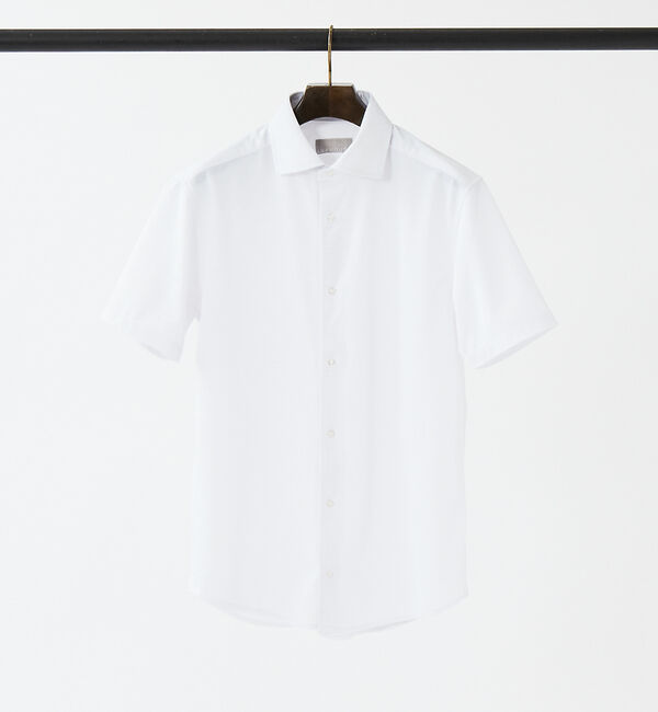 ABAHOUSE「【Comfeel】吸汗速乾 半袖 シャツ」|シャツ・ブラウス|