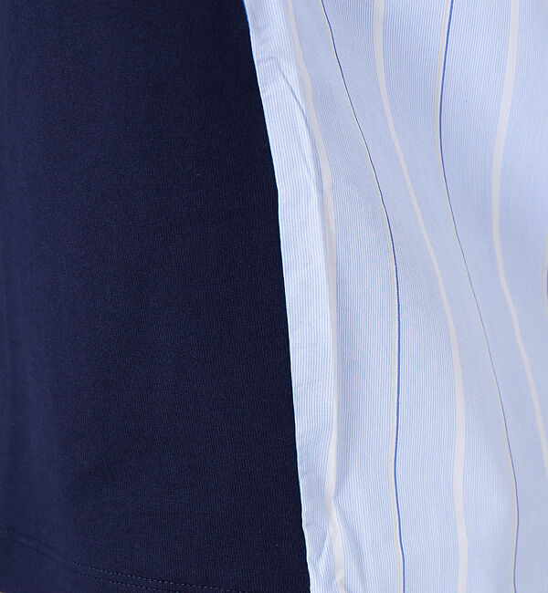 ABAHOUSE「切替ストライプ コンビネーション Tシャツ」|Tシャツ・カットソー|