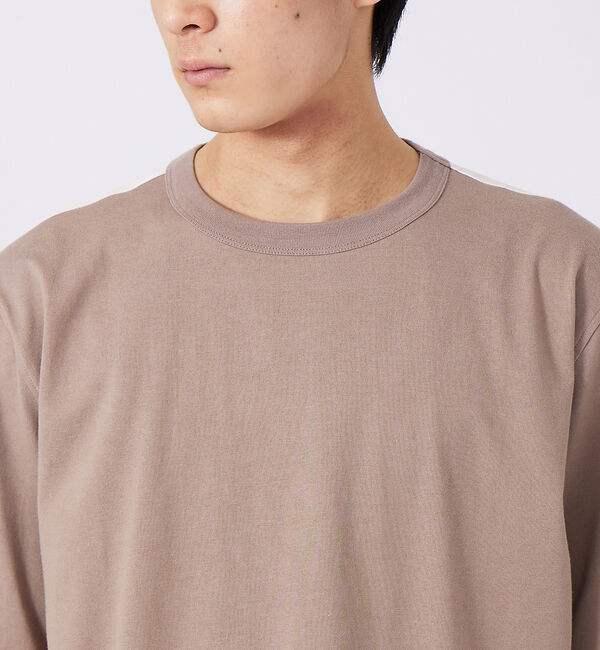 ABAHOUSE「切替ストライプ コンビネーション Tシャツ」|Tシャツ・カットソー|