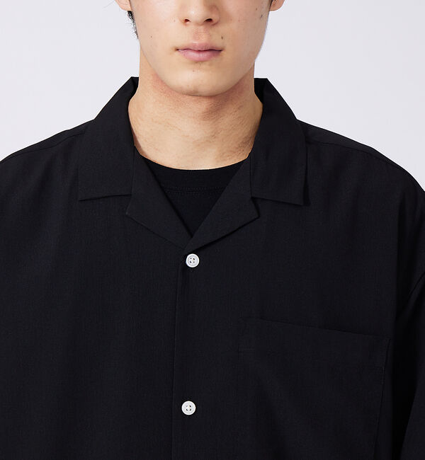 ABAHOUSE「WEB限定　ルーズオーバーオープンカラー開襟半袖シャツ」|シャツ・ブラウス|