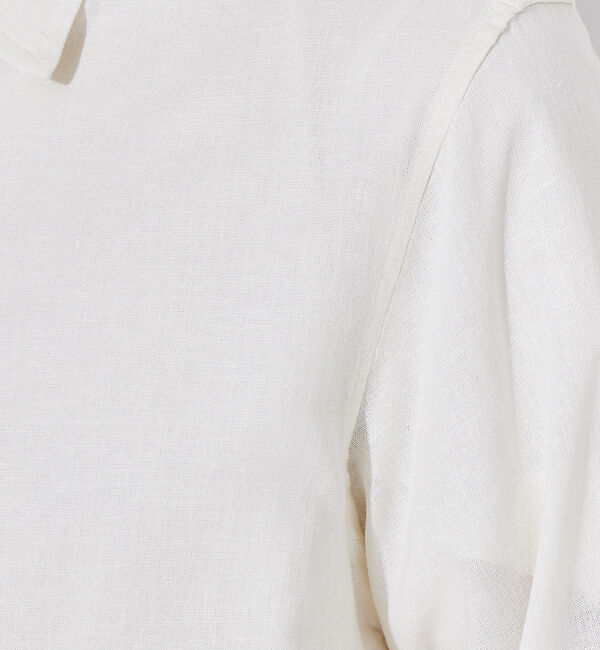 ABAHOUSE「【トロミリネン】スタンダード 長袖シャツ」|シャツ・ブラウス|