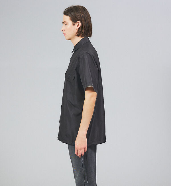 ABAHOUSE「【TAION / タイオン】MILITARY HALF SLEEVE SHIRT」|シャツ・ブラウス|
