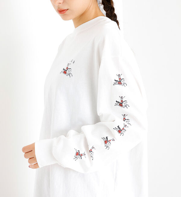 ABAHOUSE「【POLeR/ポーラー】HORSE L/S TEE/ロングTシャツ」|Tシャツ・カットソー|