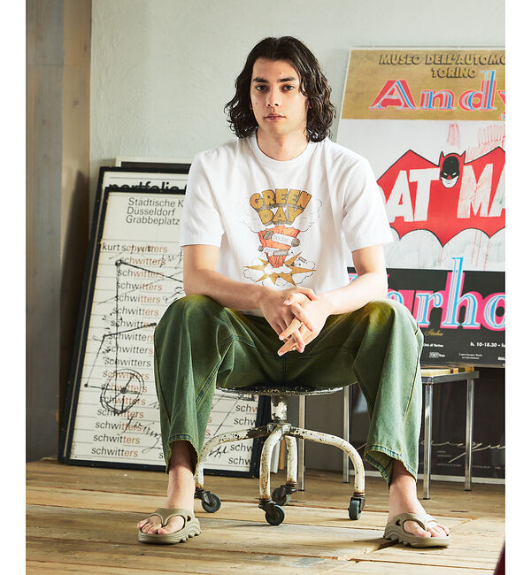 ABAHOUSE「SLUB DENIM BAGGY PANTS /スラブ デニム バギー パンツ/」|デニム|