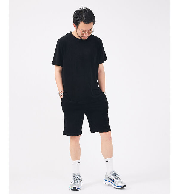 ABAHOUSE「【FRUIT OF THE LOOM/フルーツ オブ ザ ルーム】パイルルームウ」|Tシャツ・カットソー|ブラック