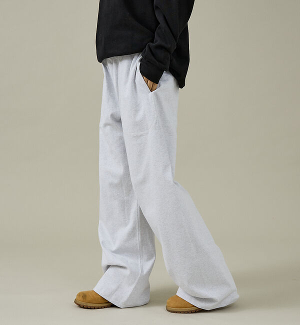 ABAHOUSE「【SEABEES / シービーズ】ヘビーウェイト ワイドパンツ / 2523-S」|その他|グレー系その他1
