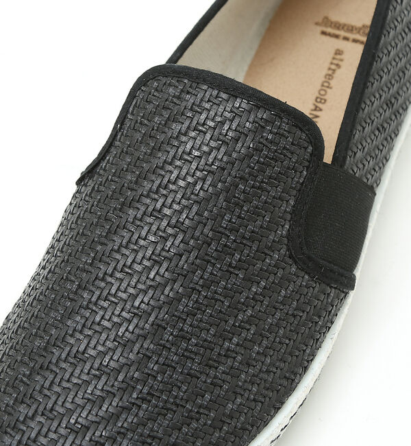 alfredoBANNISTER「【berevere別注】エラスティック サマースリッポン」|スニーカー|