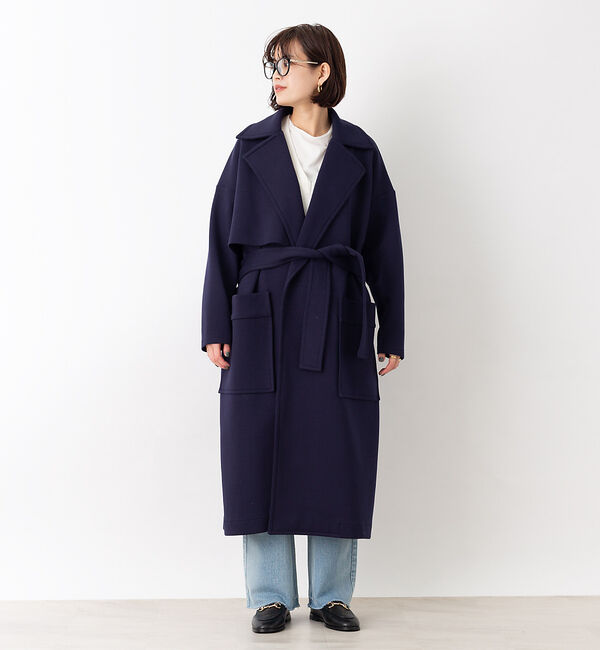 Rouge vif「ジャージートレンチコート」|トレンチコート|