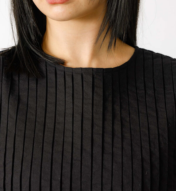 Rouge vif「【MICA&DEAL/マイカアンドディール】ノースリーブピンタックブラウス　タッ」|シャツ・ブラウス|