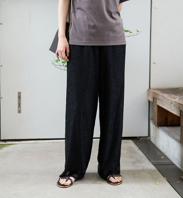 Rouge vif「レースストレートパンツ」|その他|