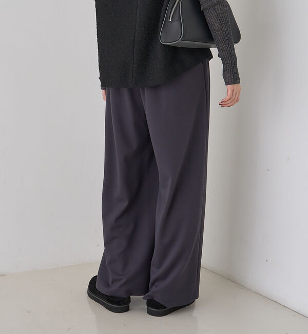 Rouge vif「【人気追加】ストレッチダンボールタックワイドパンツ」|その他|