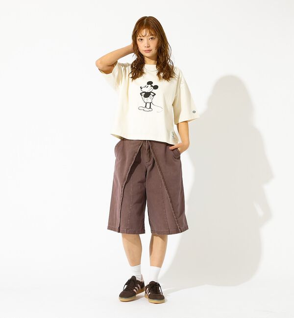 Rouge vif「【DISCUS/ディスカス】DISCUS&times;Disneyコラボ Tシャツ/半袖/デ」|Tシャツ・カットソー|