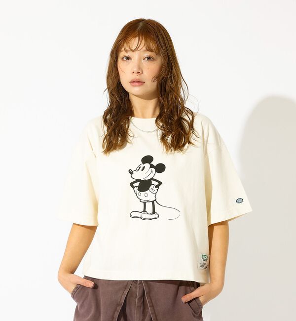 Rouge vif「【DISCUS/ディスカス】DISCUS&times;Disneyコラボ Tシャツ/半袖/デ」|Tシャツ・カットソー|