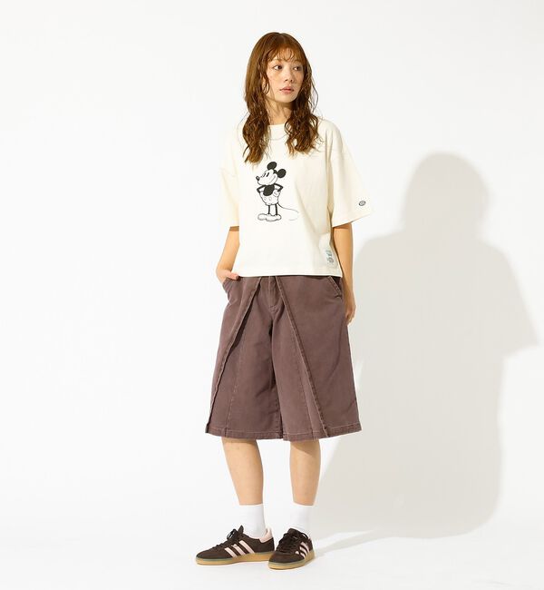 Rouge vif「【DISCUS/ディスカス】DISCUS&times;Disneyコラボ Tシャツ/半袖/デ」|Tシャツ・カットソー|