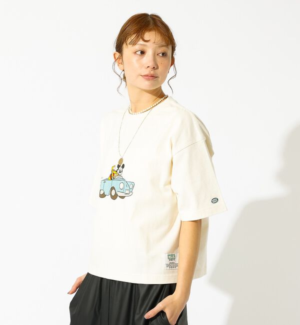 Rouge vif「【DISCUS/ディスカス】DISCUS&times;Disneyコラボ Tシャツ/半袖/デ」|Tシャツ・カットソー|