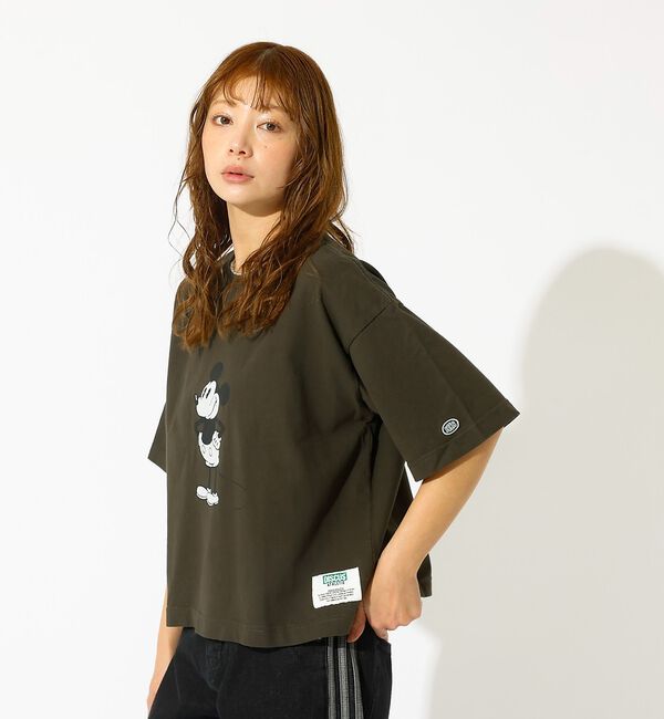 Rouge vif「【DISCUS/ディスカス】DISCUS&times;Disneyコラボ Tシャツ/半袖/デ」|Tシャツ・カットソー|