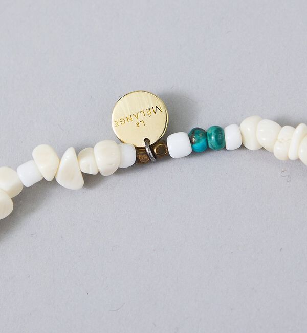 Rouge vif「【Le Melange/ル・メランジュ】ビーズネックレス/シェルビーズ/ブレスレ」|ネックレス|