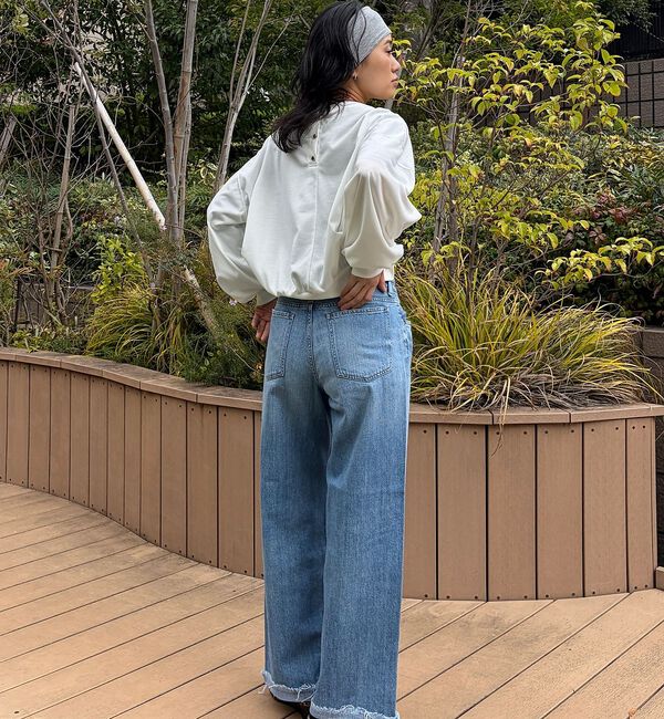 Rouge vif「【RED CARD/レッドカード】Wish ウィッシュ ワイドストレートデニム/」|デニム|