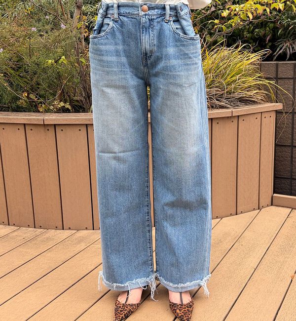 Rouge vif「【RED CARD/レッドカード】Wish ウィッシュ ワイドストレートデニム/」|デニム|