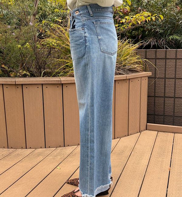 Rouge vif「【RED CARD/レッドカード】Wish ウィッシュ ワイドストレートデニム/」|デニム|