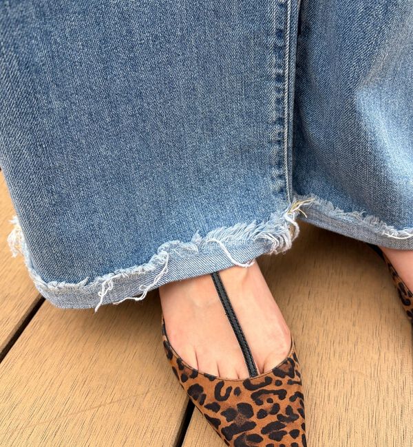 Rouge vif「【RED CARD/レッドカード】Wish ウィッシュ ワイドストレートデニム/」|デニム|