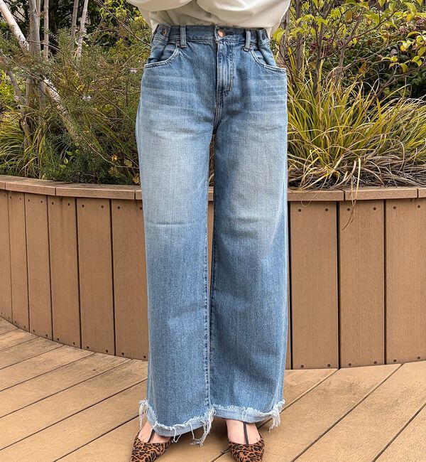 Rouge vif「【RED CARD/レッドカード】Wish ウィッシュ ワイドストレートデニム/」|デニム|