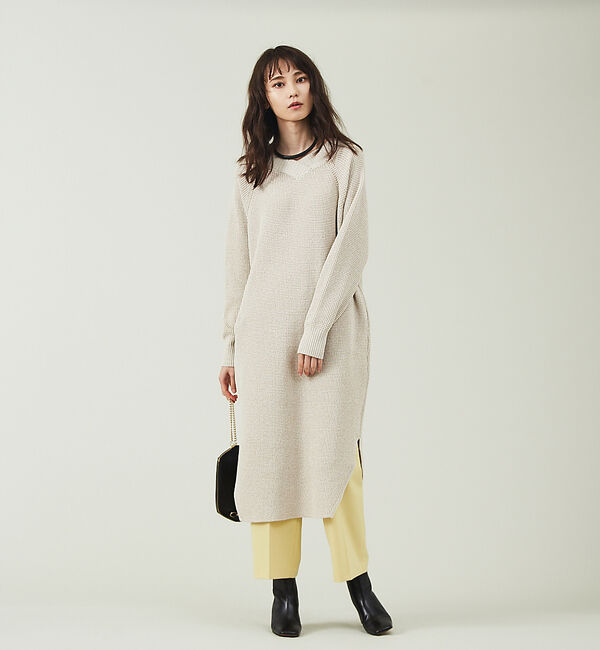 qualite「ブライトサージストレートパンツ(通常丈)」|その他|