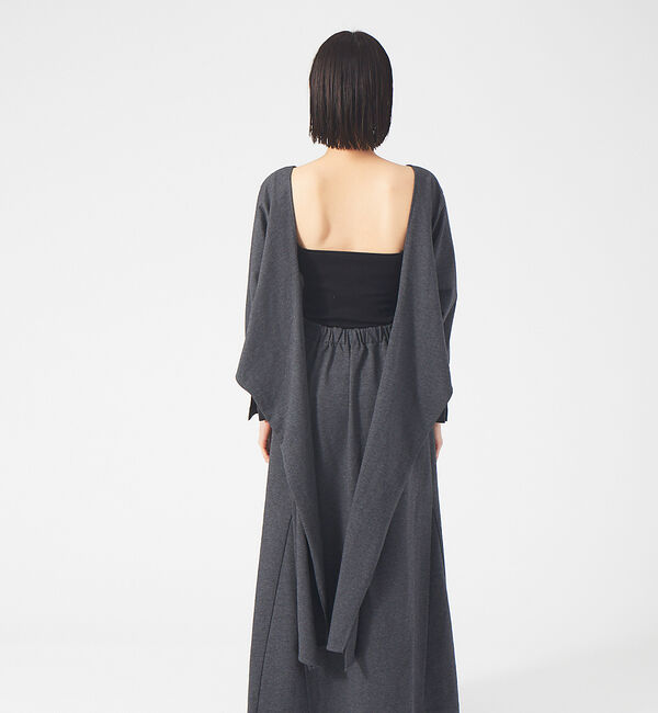 qualite「【鳳山えり&times;qualite】2WAYバックリボンワンピース」|ワンピース|