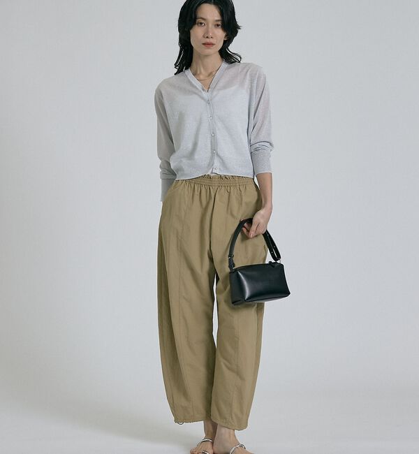 qualite「【接触冷感＆透湿＆撥水＆UVカット】ナイロンタスランパラシュートパンツ/セットア」|その他|