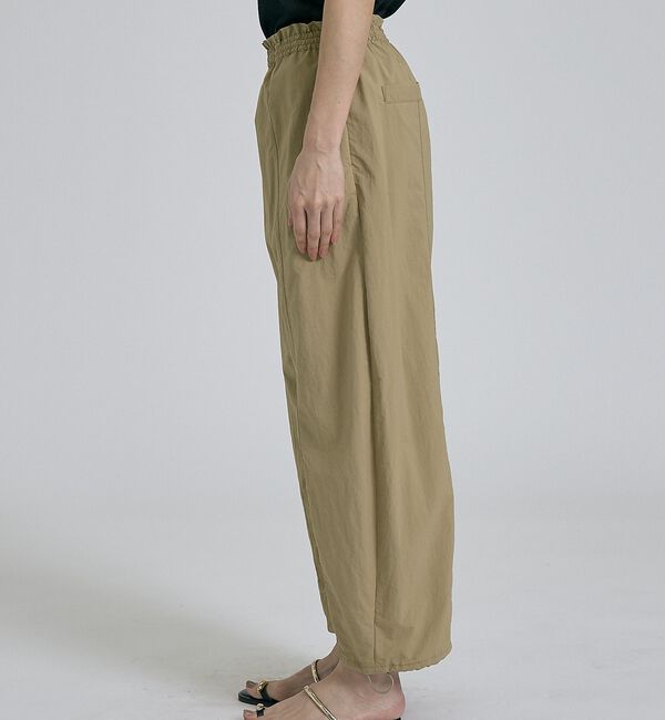 qualite「【接触冷感＆透湿＆撥水＆UVカット】ナイロンタスランパラシュートパンツ/セットア」|その他|