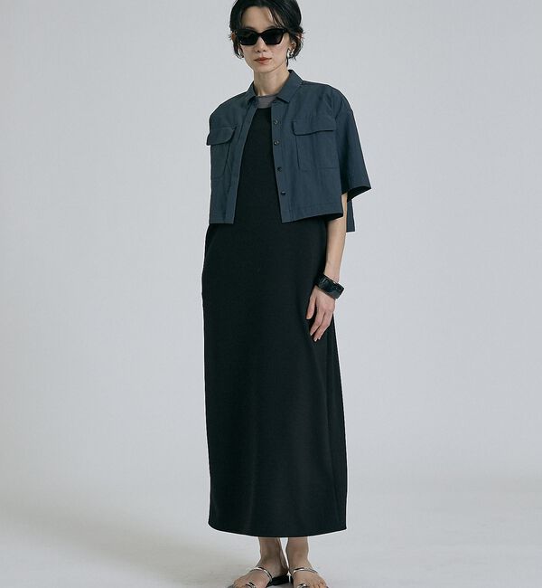 qualite「【接触冷感＆透湿＆撥水＆UVカット】ナイロンタスランショートシャツ/セットアップ」|シャツ・ブラウス|