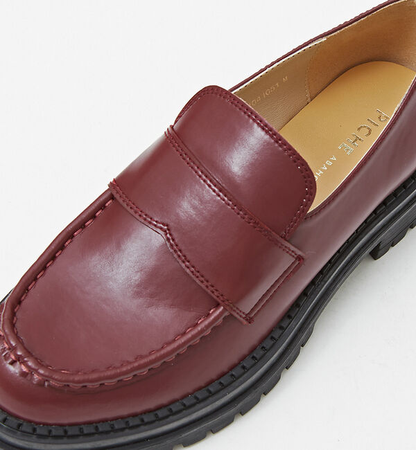 AU BANNISTER「【晴雨兼用】厚底ローファー」|ローファー|