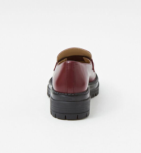 AU BANNISTER「【晴雨兼用】厚底ローファー」|ローファー|