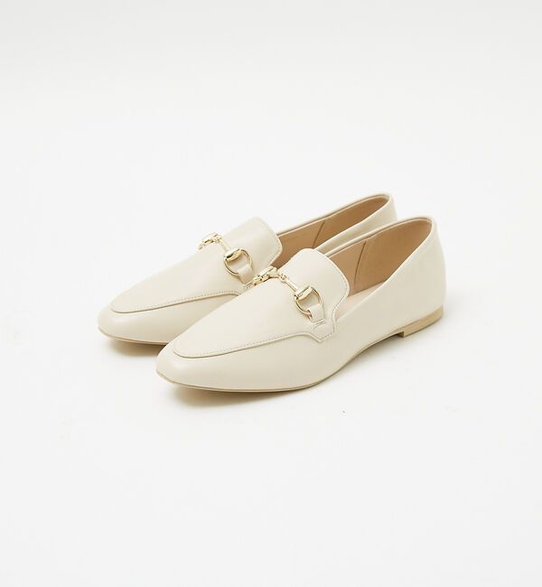 AU BANNISTER「【販売店舗限定】ビットローファー」|ローファー|アイボリー