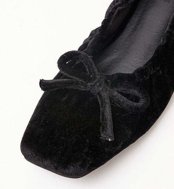 AU BANNISTER「【LAROUTE】ギャザーバレエシューズ」|バレエシューズ|